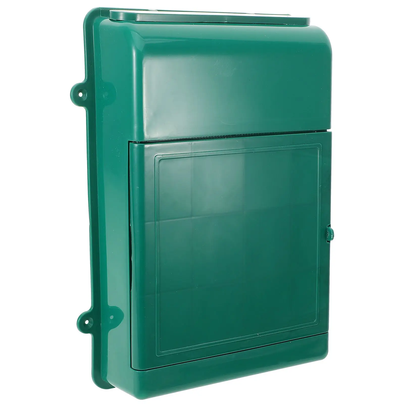 

Wall Mount Rainproof Suggestion Box Plastic Green No Lock Durable Lightweight Outdoor Home Office Storage Mailbox