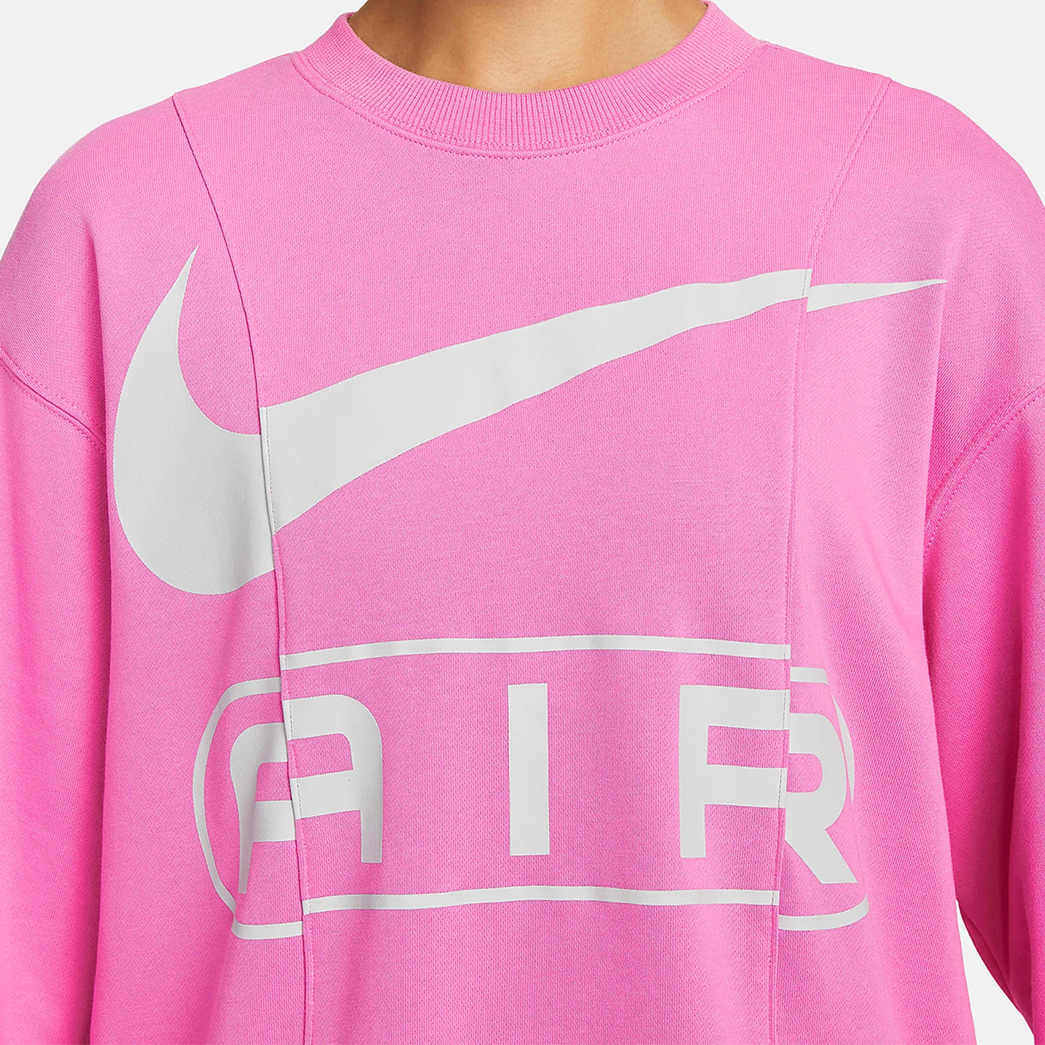 سويت شيرت نسائي برقبة دائرية من Nike مقاس كبير من الرياح الفرنسية تيري FN1898-675