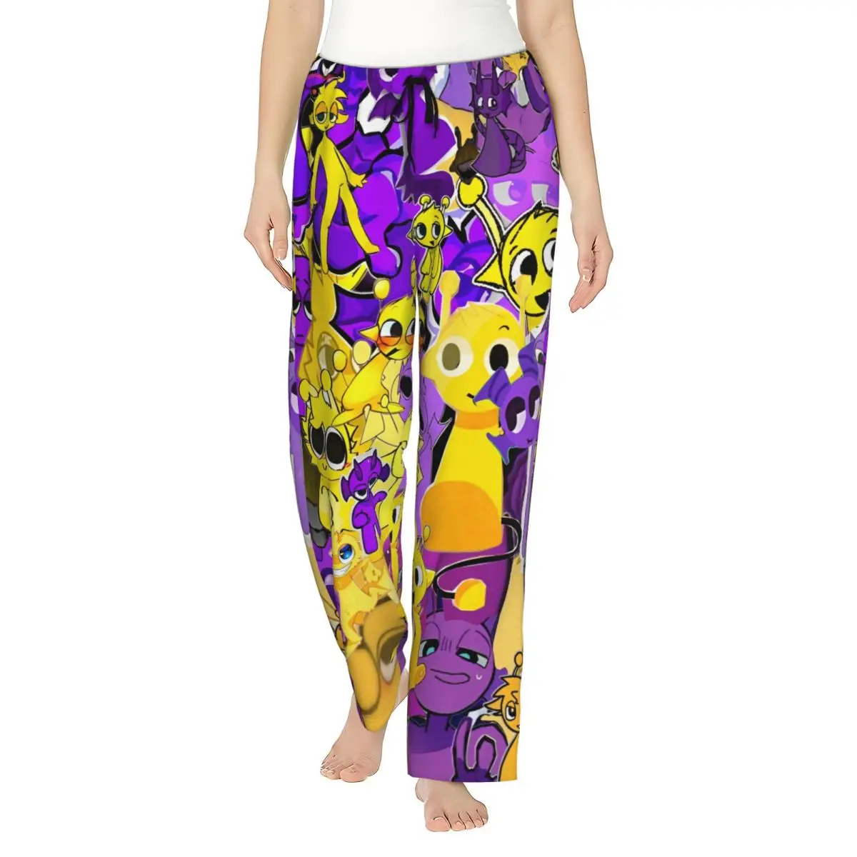 

Women's Pajama Pants Cartoon Sprunki Game Lounge Pants Comfy Pj Bottoms Dorm