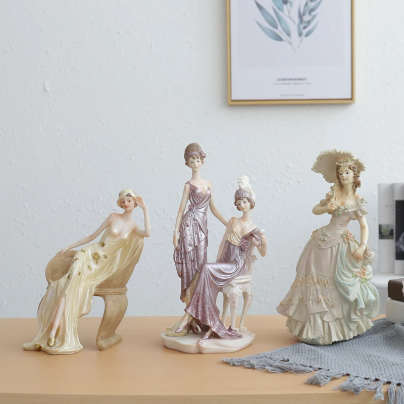 

Современные креативные аксессуары для дома Victoria girl, подставка для телевизора в гостиную, для спальни, простое украшение с персонажами