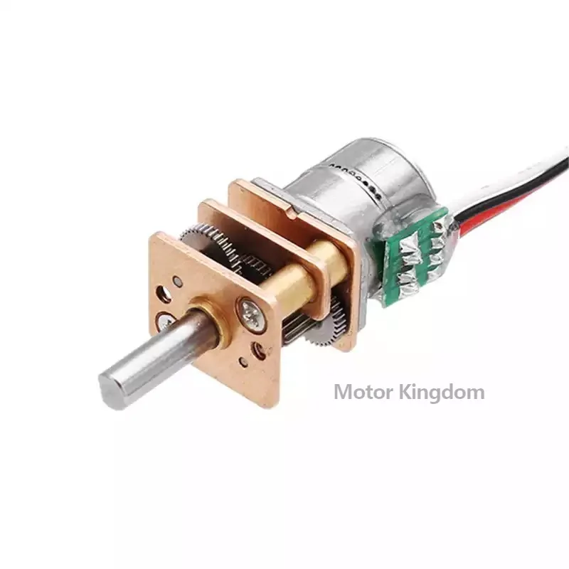 Mini 10mm Stepping Gear Motor DC 5V 2-phase 4-wire Stepper Motor Reduction ratio 20:1/50:1/100:1/150:1/ 298:1