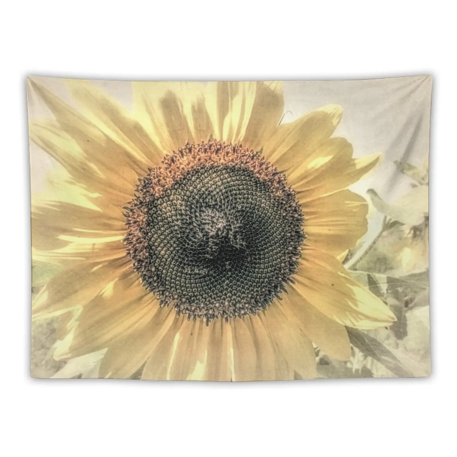 Soft Sunflower Flower Modern Country Home Decor Cottage Art A421a Tapestry Cute Room Things Decorative Wall Mural Tapestry