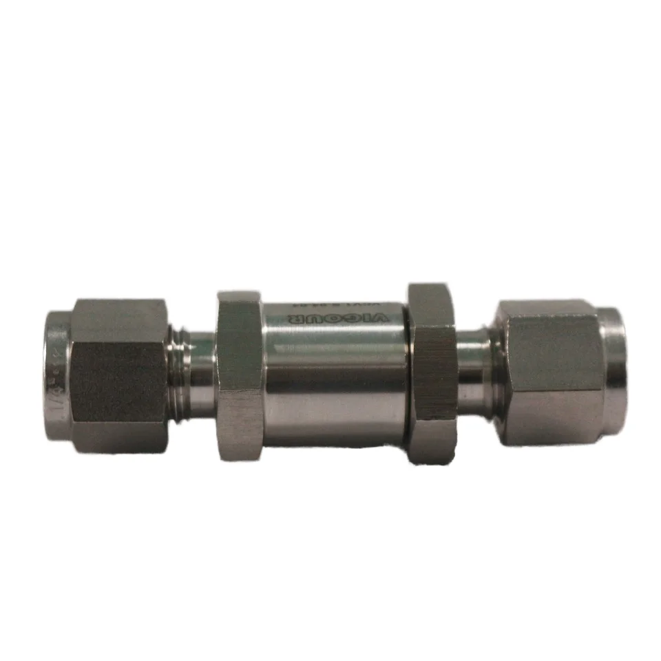 Designed for Instrumentation Panels and Systems 1 Psi Cracking Pressure EPDM Standard O-ring Check Valves