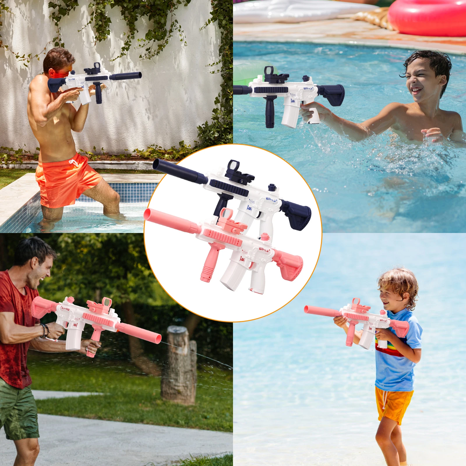 Kinder m416 Auto elektrische Wasser pistole Wasser Kampf Feuer Pistole Spielzeug Sommer Outdoor Strand Schieß spiel Kinderspiel zeug Jungen Geschenke