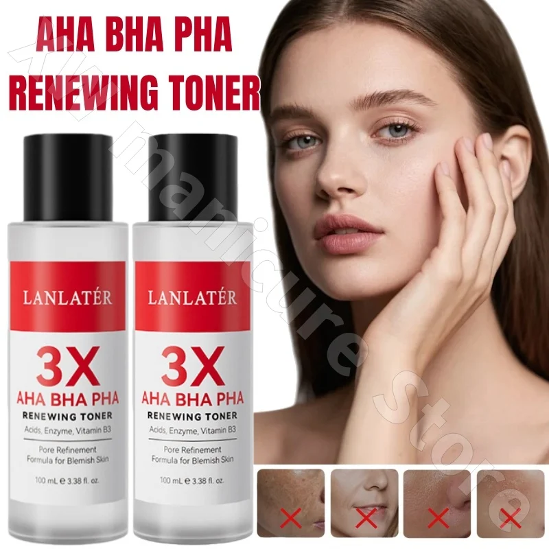 

AHA BHA Essence Water Gentle Exfoliation Brightening Oil Control Moisturizing Delicate Skin Fruit Acid Toner 100ml
