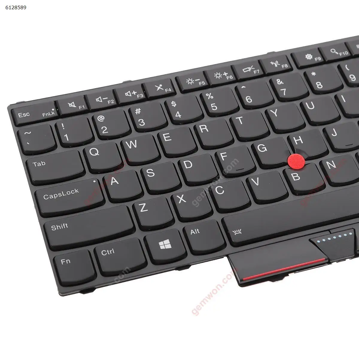 Imagem -04 - Teclado para Notebook para Lenovo Thinkpad Preto Retroiluminado e Point Stick para Win8 P50 P70 us