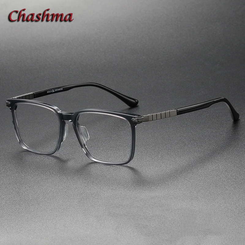 Chashma Frame Acetate Women Prescription Glasses Square Reading Eyeglasses Student Optical Eyewear Spectacles for Men