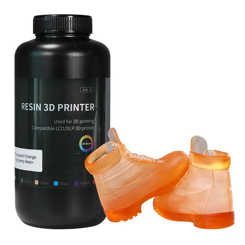 1KG High Temperature Resistant Photopolymer Resin, Light Curing Material for DLP LCD 3D Printers