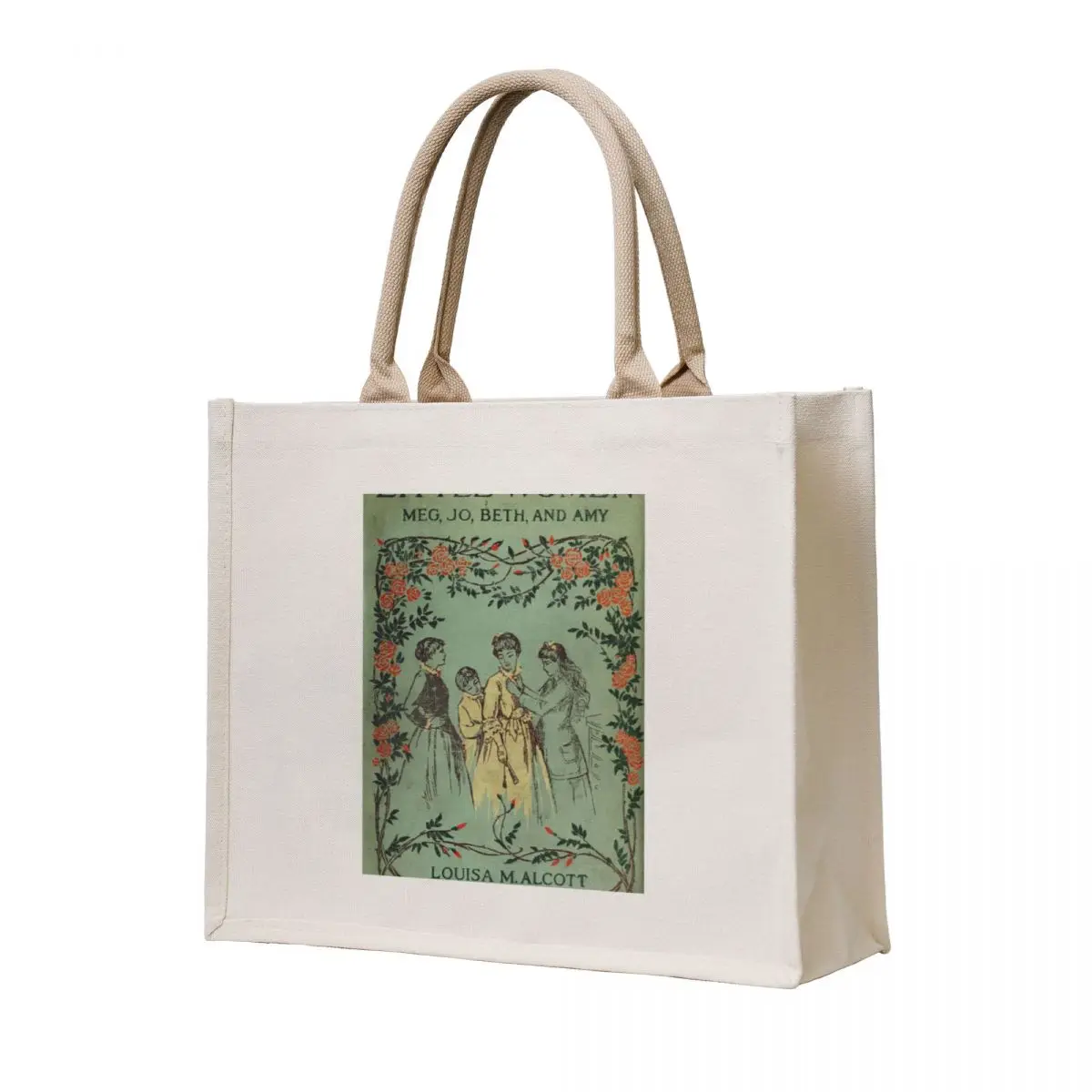 

Little Women 1896 Book Cover Tote Bag cloth bag woman custom bags tote bags aesthetic
