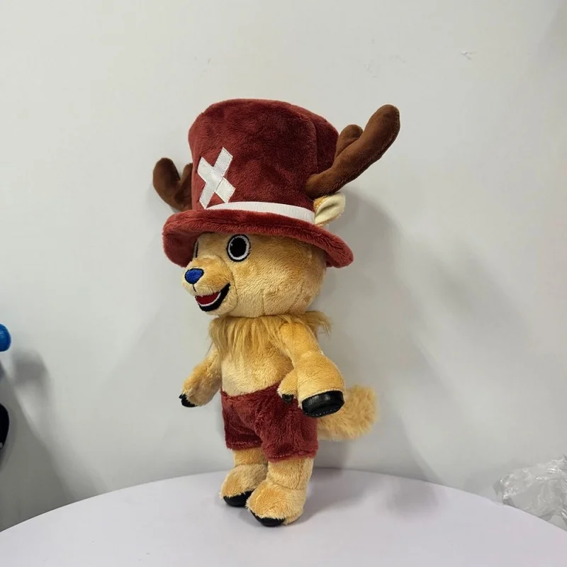 

Аниме-фигурка One Piece Чоппер: плюшевая кукла с реалистичной текстурой, сидячая/стоячая поза, милая коллекционная игрушка, подарок на день рождения