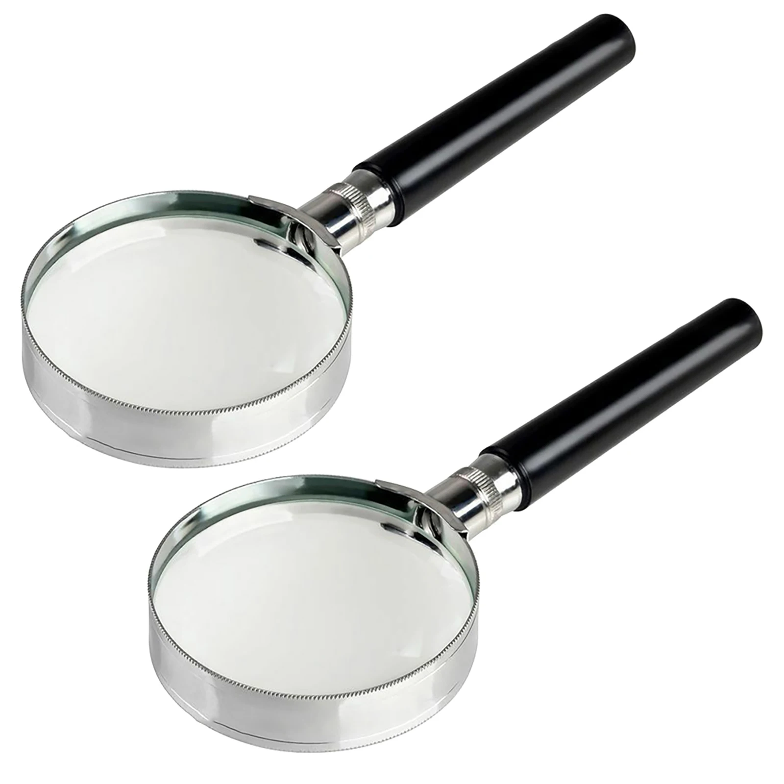 Compact Design 5X Magnification Compact Magnifier 10x8x6cm Size Clear Magnification Lens Diameter 60mm Home Office