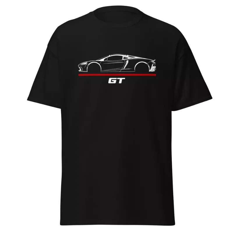 2024 Men T Shirt Casual McLarens GT Car Fans T-shirt Graphic Summer Short Sleeves 100% Cotton S-3XL Cool Tee