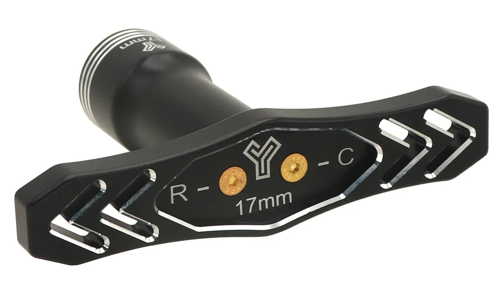 알루미늄 합금 금속 17mm 휠 육각 렌치 도구 육각 너트 슬리브 RC 자동차용 1/8 1/10 오프로드 RC 자동차 몬스터 트럭 크롤러 타이어