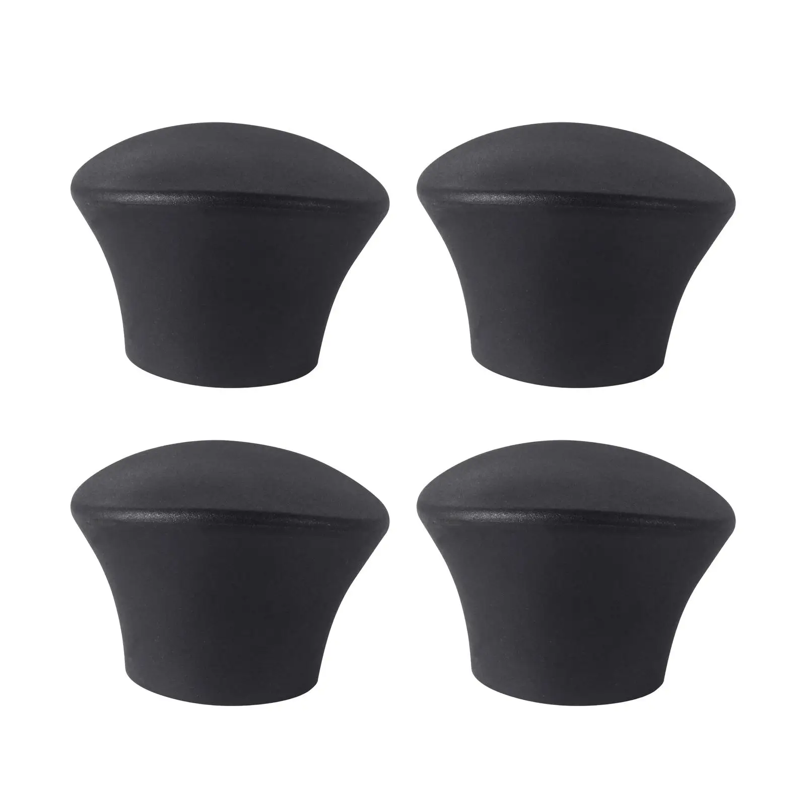 4x Wood Pot Lid Knob, Ergonomic Cookware Part, Handle with Screw Universal for Soup Pots Stew Pot Slow Cookers