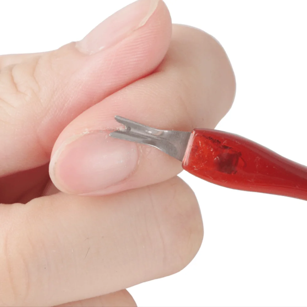 Coupe-cuticules à pointe en acier inoxydable, accessoires de Nail Art, manucure exfoliante Portable, outil de soins des ongles Durable, cadeaux, 1/5 pièces