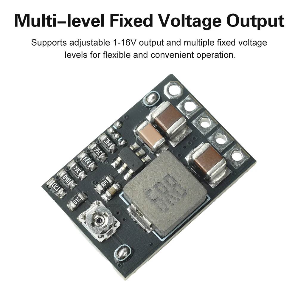 DC-DC Step Down Power Supply Module 4.5-20V to 1.8V/2.5V/3.3V/5V/9V/12V 2A Voltage Adjustable Buck Converter Voltage Regulators