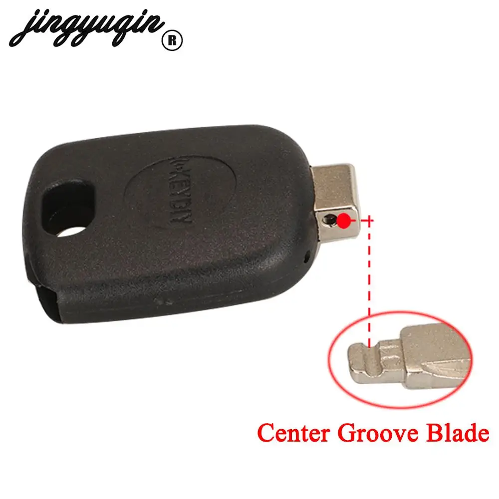 jingyuqin 15pcs KEYDIY Universal Transponder Key Case KD/VVDI Blades Head with Chip Holder Universal Car Key Housing