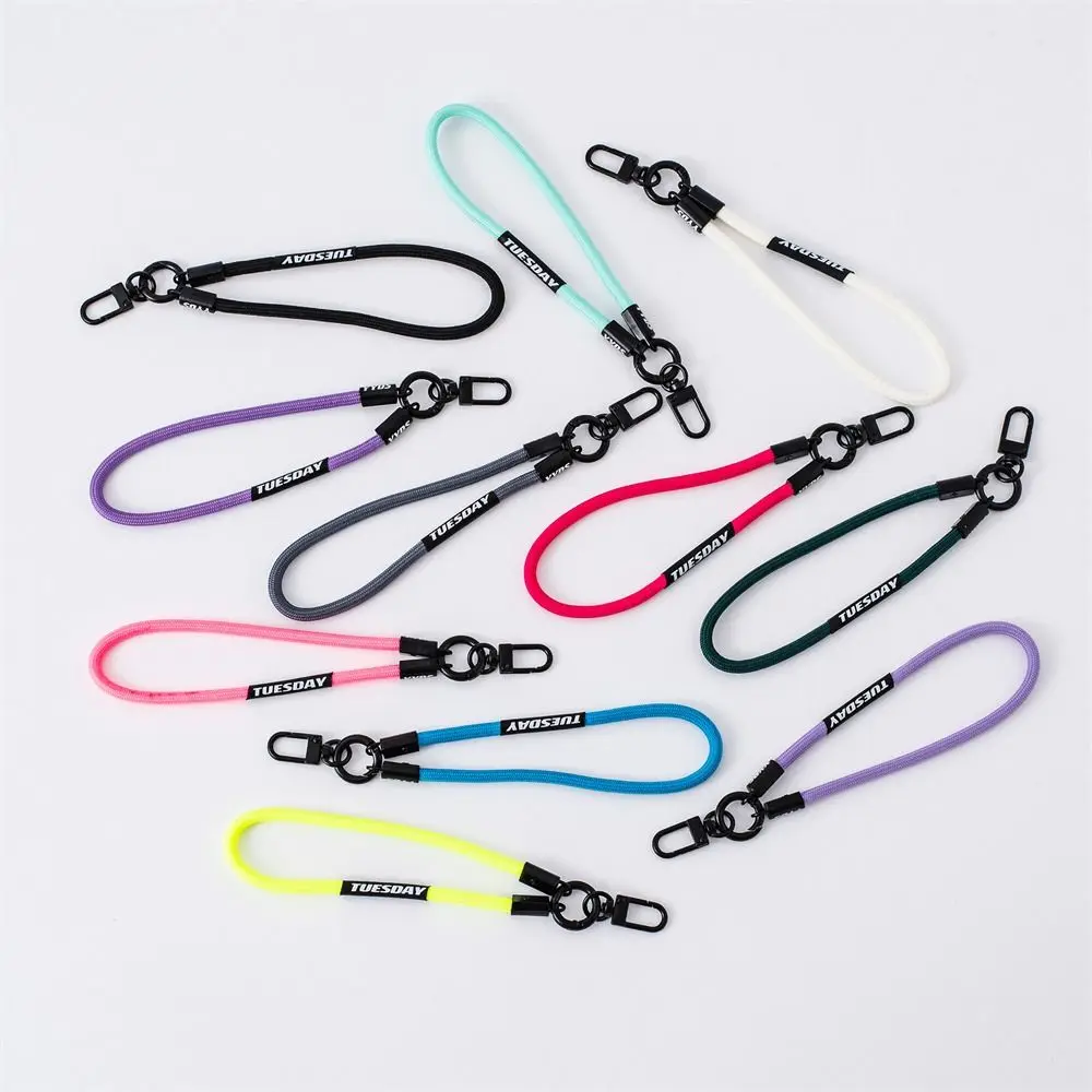 Diy Colour Lanyard Mobile Phone Bracelet Telephone Chain Lobster Clasp Lanyard Car Keys Rope Wrist Strap Bag Charm Lanyard Strap