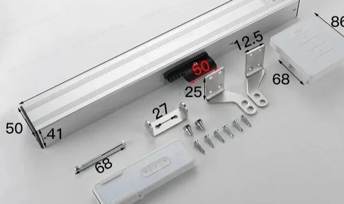 Rain Sensor Auto Close Smart Sunroof Control Module Chain Type Electric Window Actuator Skylight Vent Opener