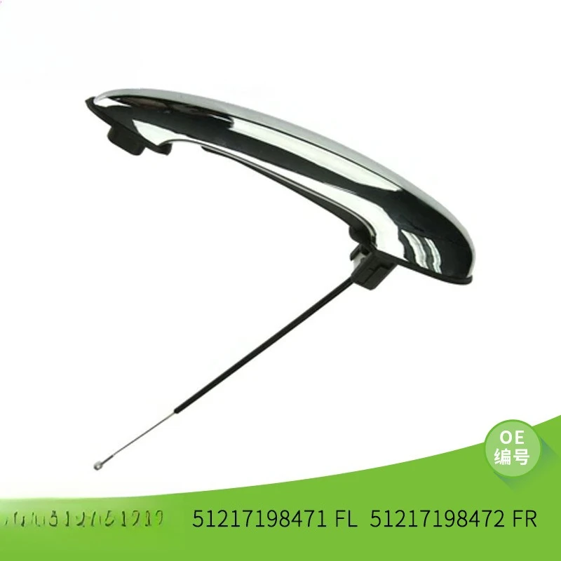 For Mini Cooper Car Door Handle 51217198471 FL 51217198472 FR Four Pieces