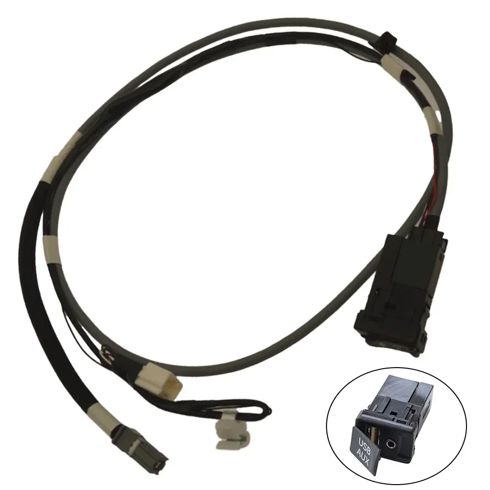 Adaptateur petaudio USB de voiture pour Toyota, câble auxiliaire, installation de pièces automobiles, remplacement, 86190-0R010, 86190-06030