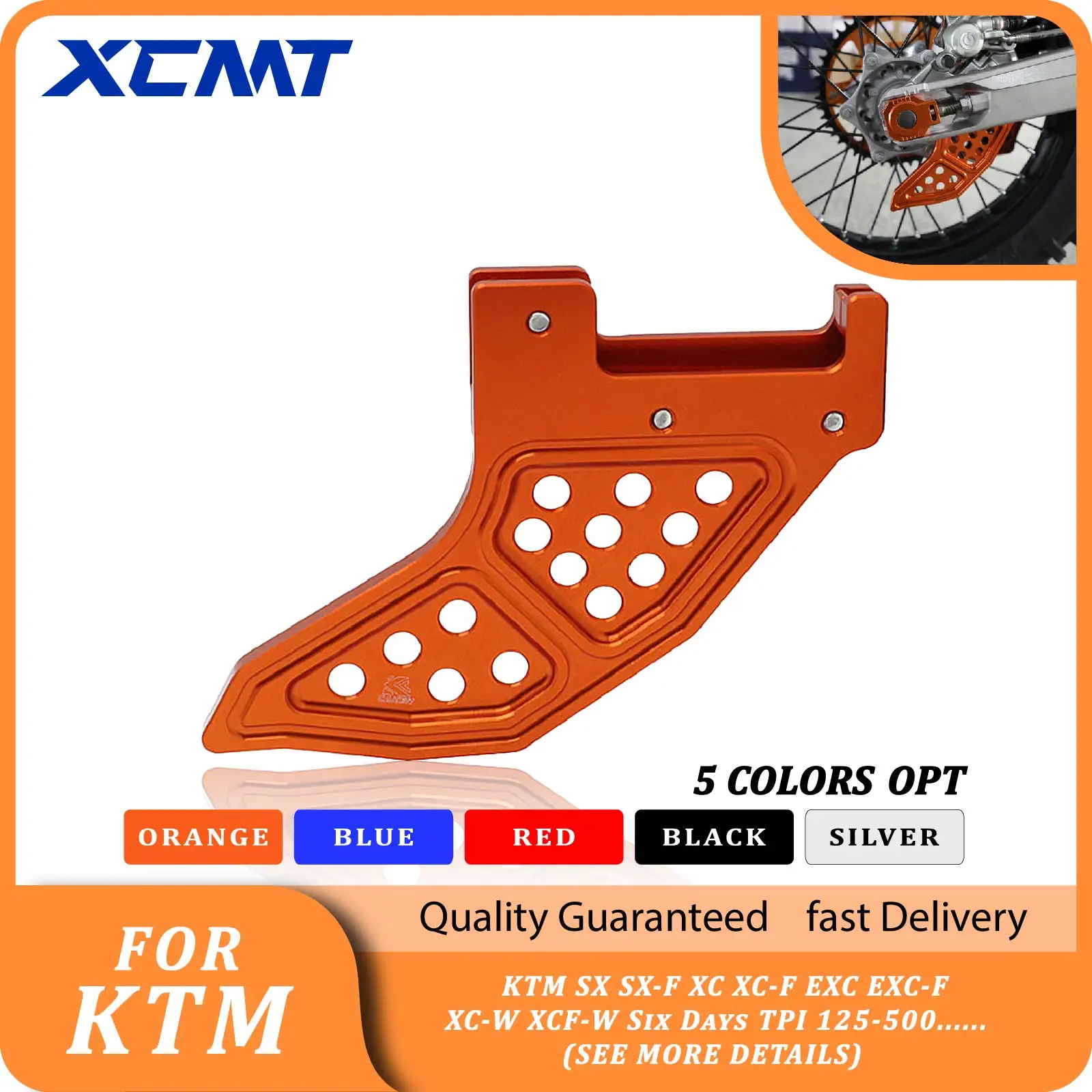 

Motorcycle Front Brake Disc Guard Protector Cover For KTM SX SX-F XC XC-F EXC EXC-F XC-W XCF-W Six Days TPI 125-500 2016-2023