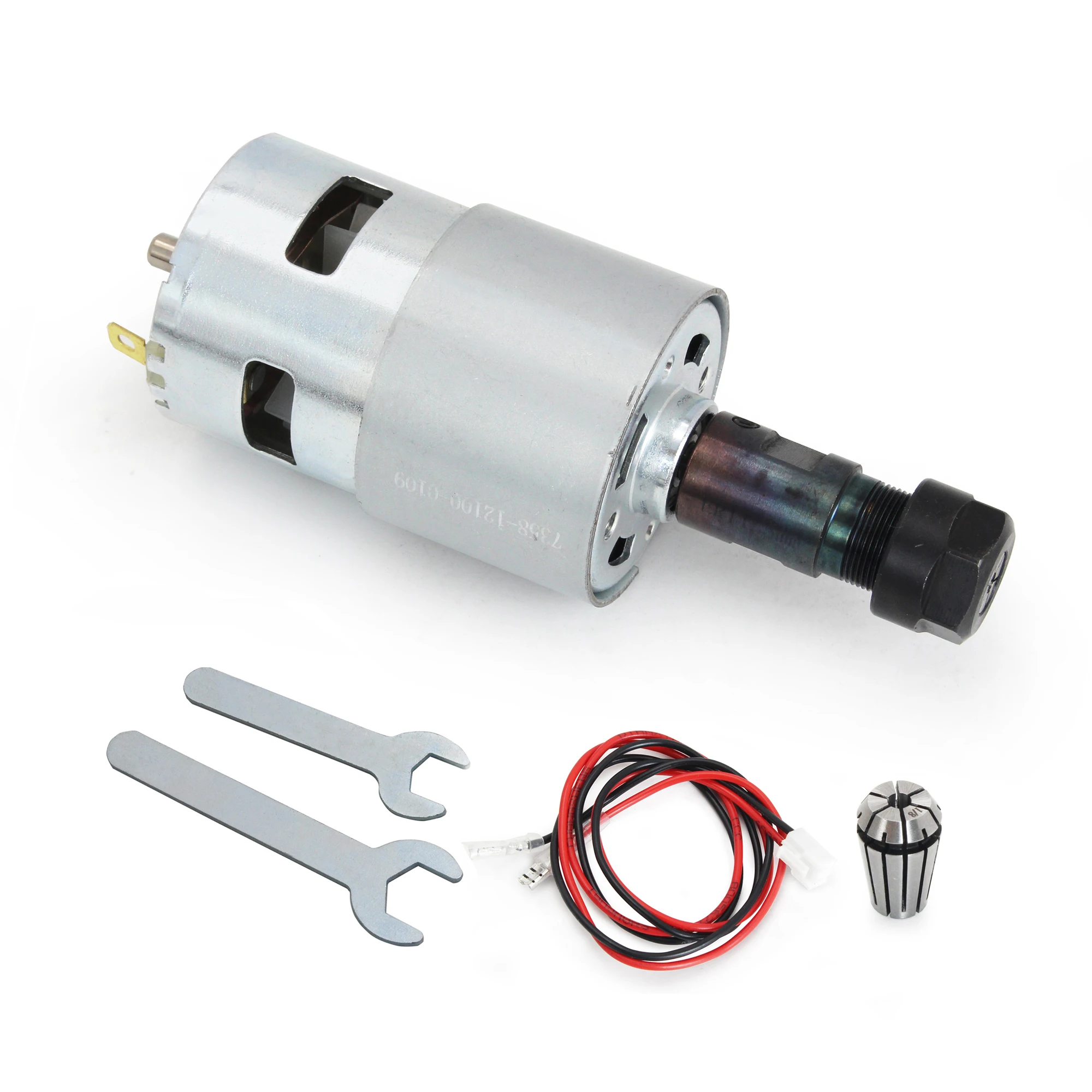 DC Motor CNC 775 Spindle Motor 100W 12-24VDC 20000RPM + ER11 Collet for DIY Mini CNC Router 1610Pro 3018Pro 3018Pro-Max