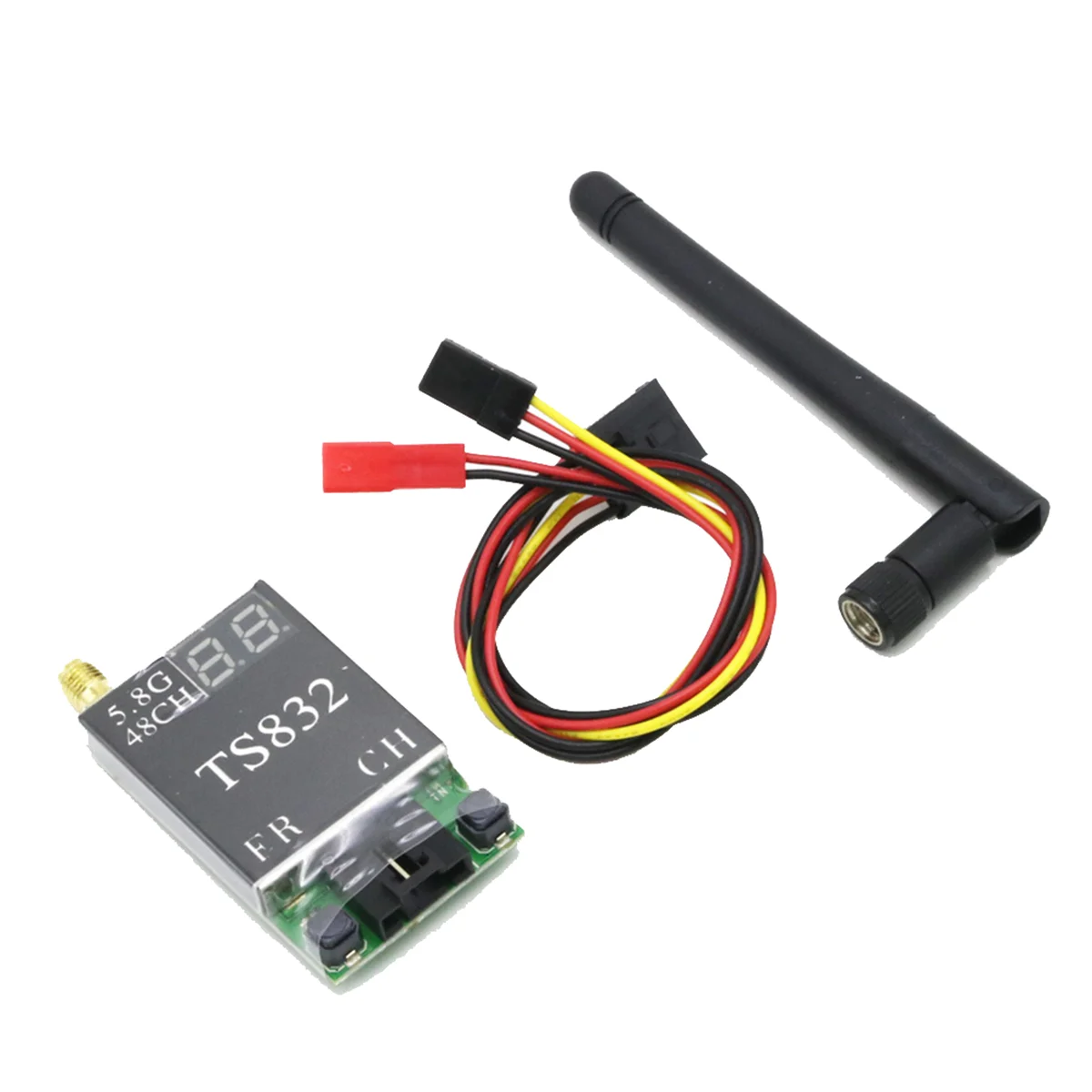 Transmisor inalámbrico TS832 FPV 5,8G 600Mw con antena transmisor AV inalámbrico para multicóptero FPV RC Quadcopter