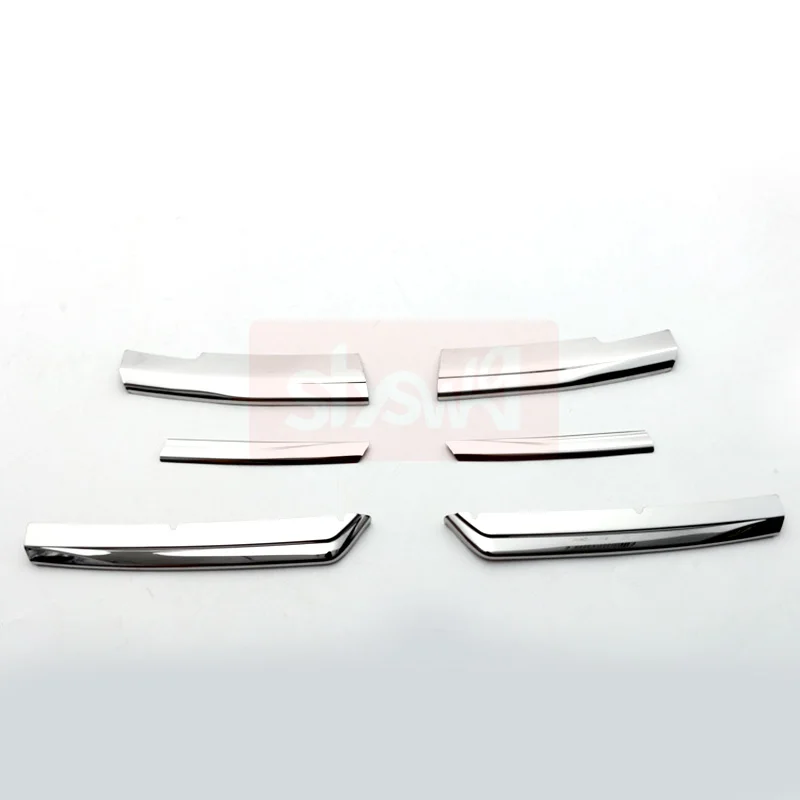 For Honda 10th Generation Accord Front Face Grille Trim 2018 2019 2020 Car Styling 6 Pcs Stainless Steel Accessories