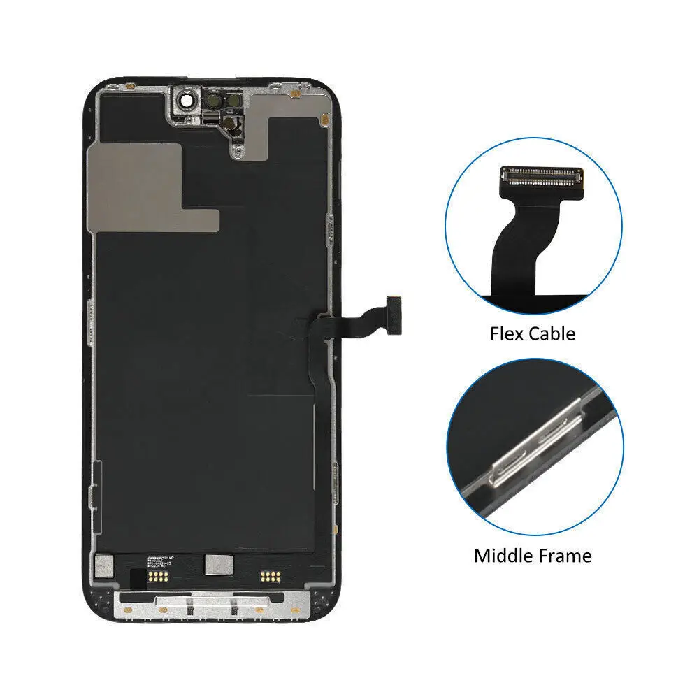 100% Tested Incell Oled Display For Iphone 14 Promax 14promax 3D Touch Screen Digitizer Full Assembly Replacement Pantalla