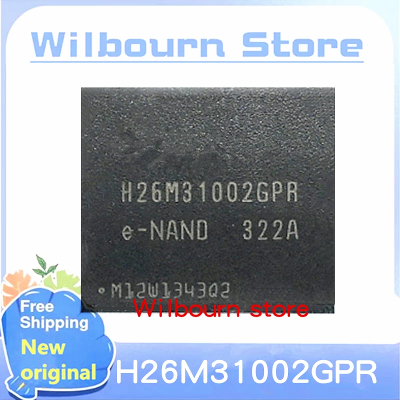 2PCS-10PCS/LOT H26M31002GPR H26M31002G BGA153 M31002G Mobile font memory