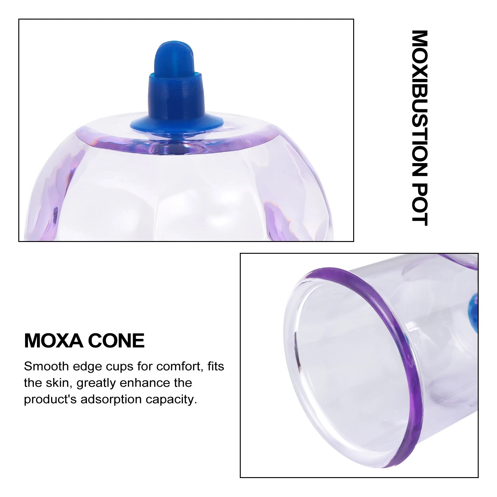 

Moxibustion Cups Household Vacuum Therapy Jars Plastic Suction Cups For Back Pain Relief Cupping Therapy Tools