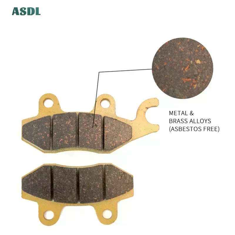 

Front Rear Brake Pads Disc Tablets For ZONTES ZT125-5A Monster For KYMCO Bet & Win 125/150 Dink 200 i Yager 200i Bet & Win 250