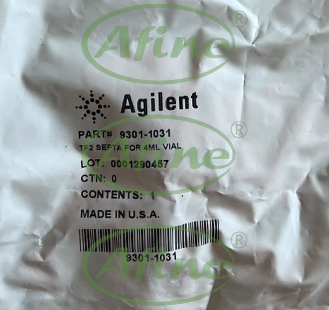 

AFINE Agilent 3mL 9301-1031 Septa PTFE Natural Rubber for 4mL Vials 144/pk 13 mm for 13-425 Cap