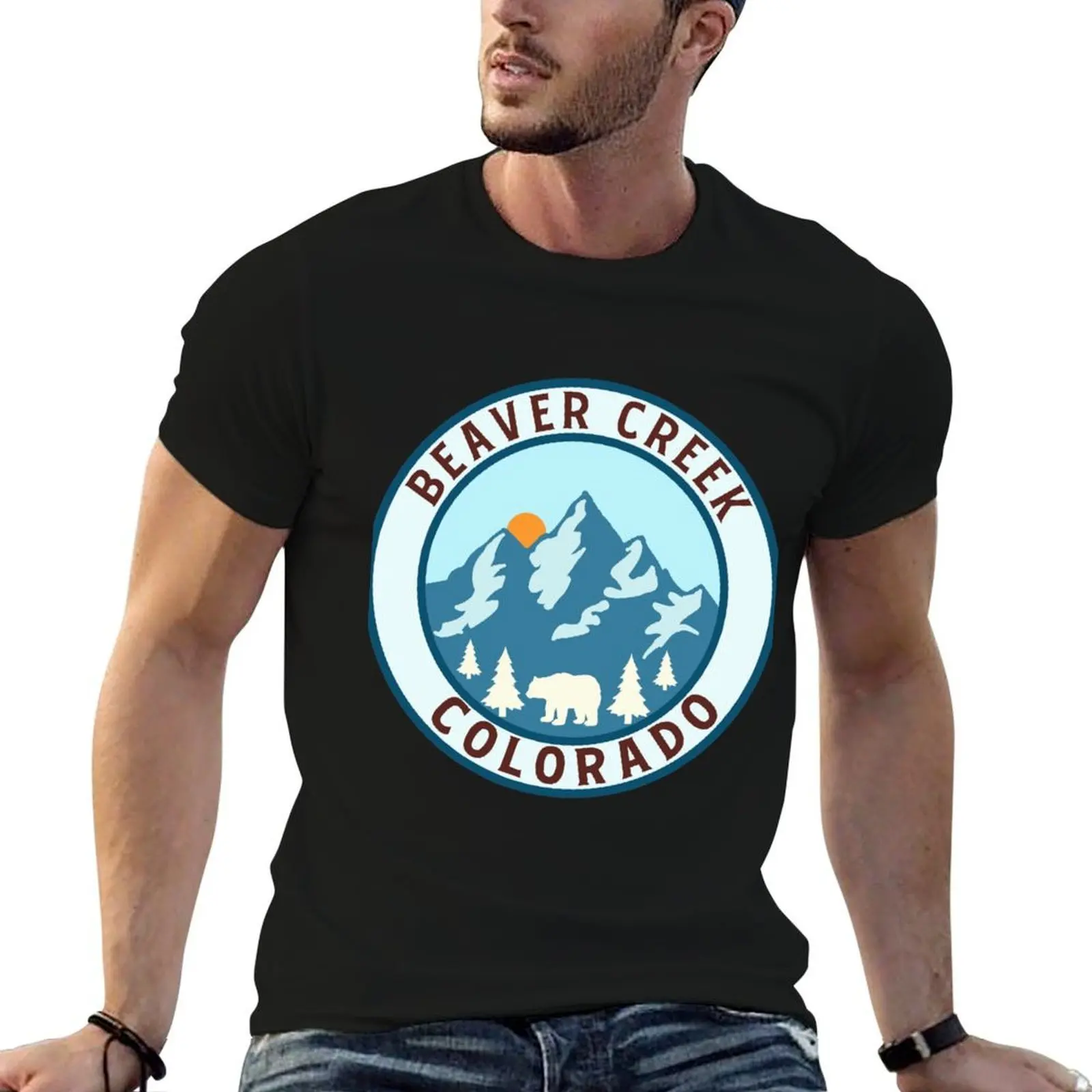 

Beaver creek colorado T-Shirt t shirts for man pack white t shirt personalised cotton tshirt 100% T-Shirt
