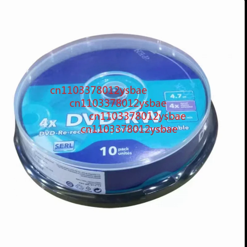 

DVD-RW 4,7 ГБ 4X 120 минут DVD Re Recordable 10 шт.