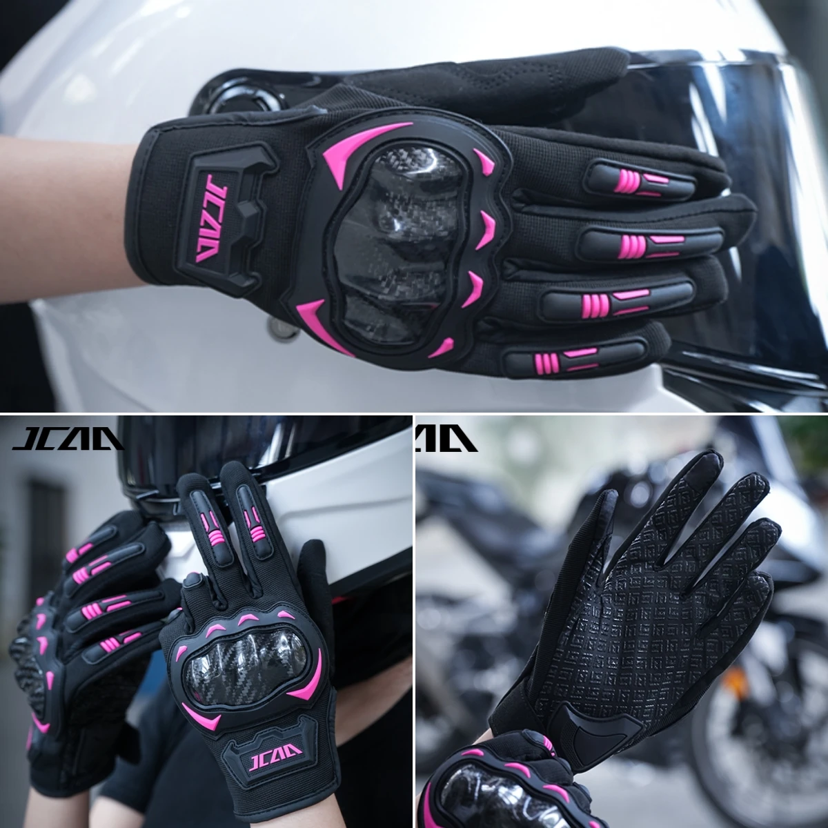 

Unisex Summer Motorcycle Gloves: Breathable Anti-Slip Full Finger Touchscreen, Anti-Drop Protection for Riding & Motocross