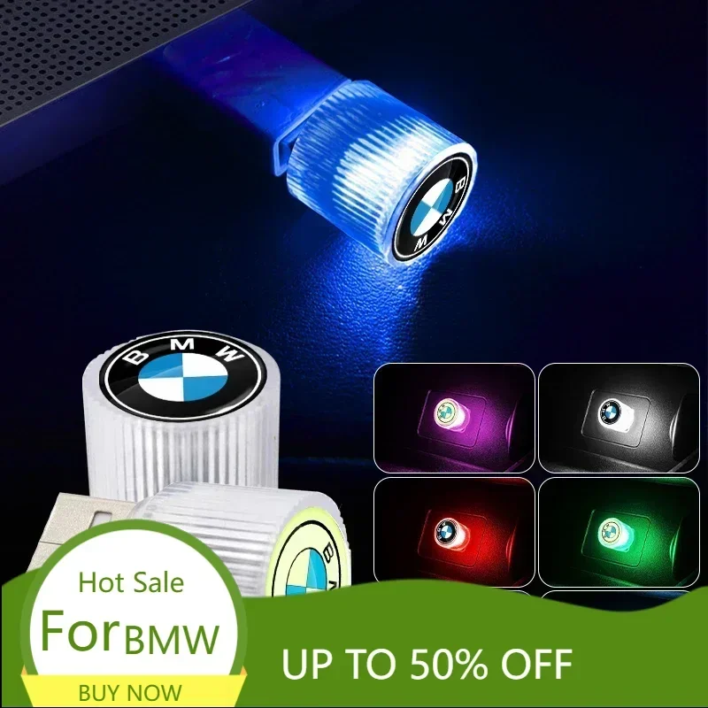 For BMW Car Mini USB LED Ambient Light Plug Decorative Atmosphere Lamp For BMW Series i3 i4 G07 G06 G05 G02 G01 F48 F39 G42 G30