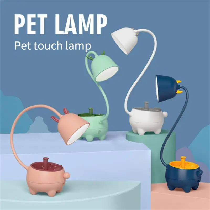 

LED Cute Animal Small Table Lamp Adjustable Night Light Bedroom Bedside Lamp Eye Protection Reading Lamp Children's Sleep Lamp