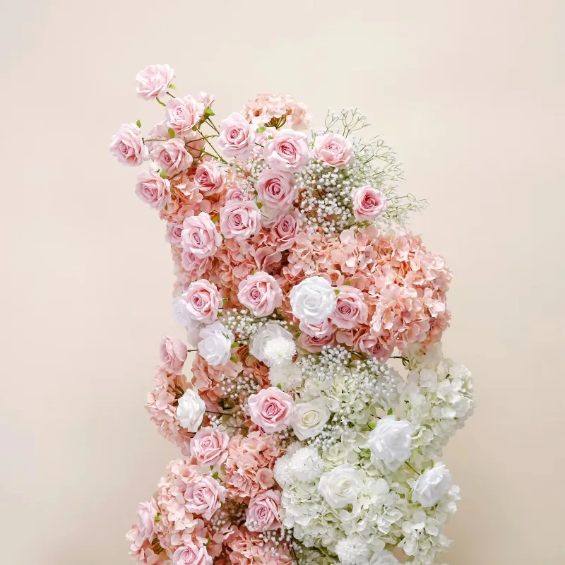 artificial flower arch wedding decoration wedding background arch