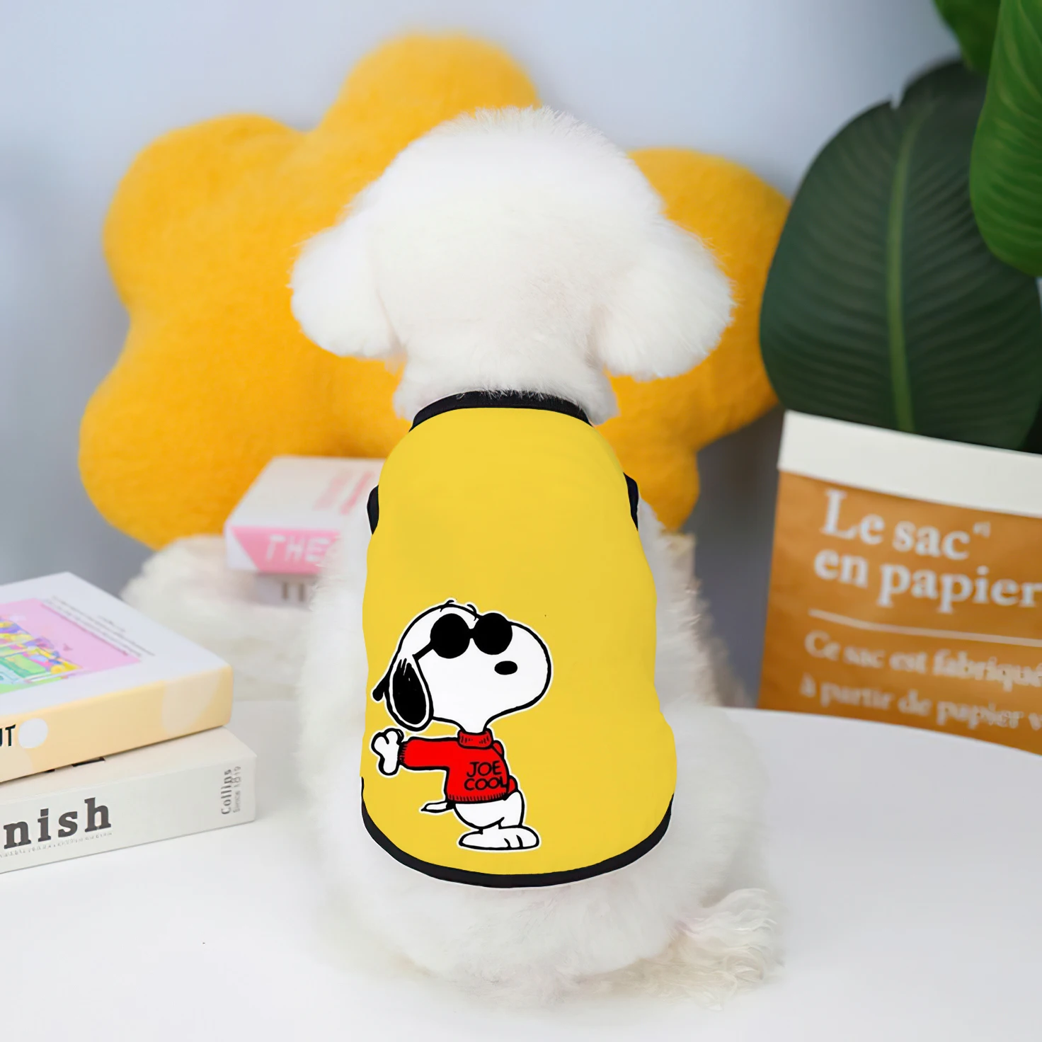 Pet Clothing Summer Disney Snoopy Element Pet Vest Chihuahua Big Dog Puppy Clothing 2024 Dog supplies Home Garden