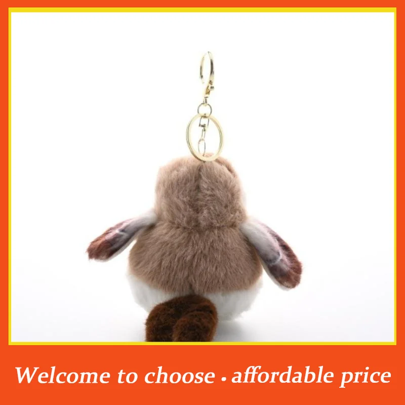 

*1Pc new Plush Cute Bird Plush Pendant Exquisite Birthday Gift Car Decoration Cartoon Chubby Parrot Sparrow School Bag Keychain