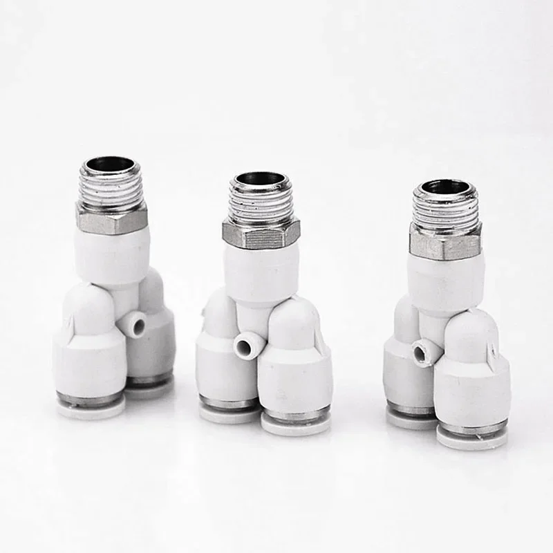 Pneumatic Threaded Connector Quick Release Pipe Fittings PX BSPT 1/4 1/8 1/2 Thread Hose Fitting 6/8/10mm Pneumatic Accessories