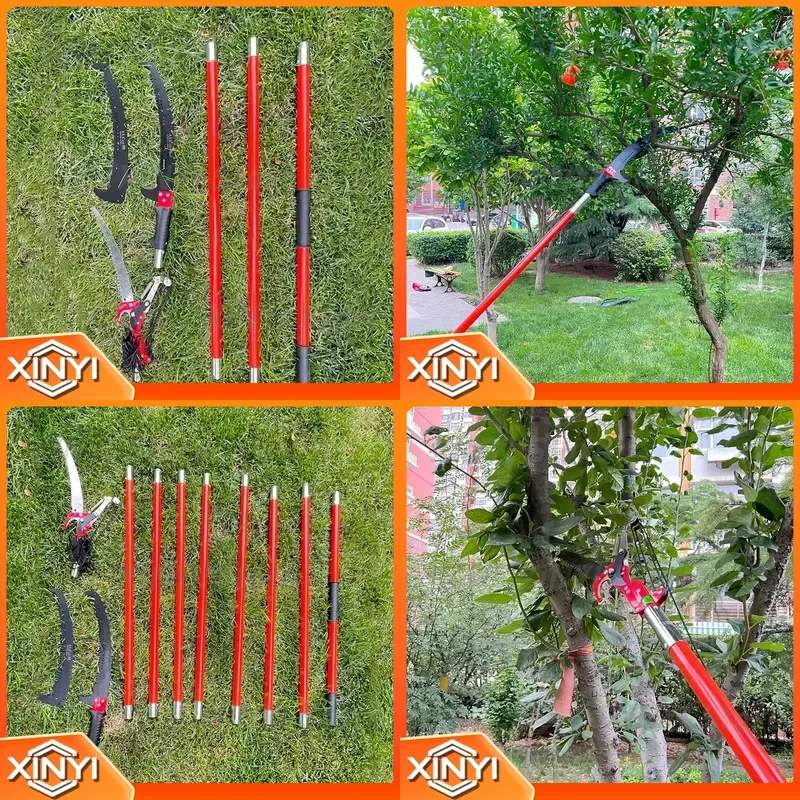 Multifunction Wood Saw Pruning Garden Tree Pruning Saw Professional Replaceable High Tree Rod Hand