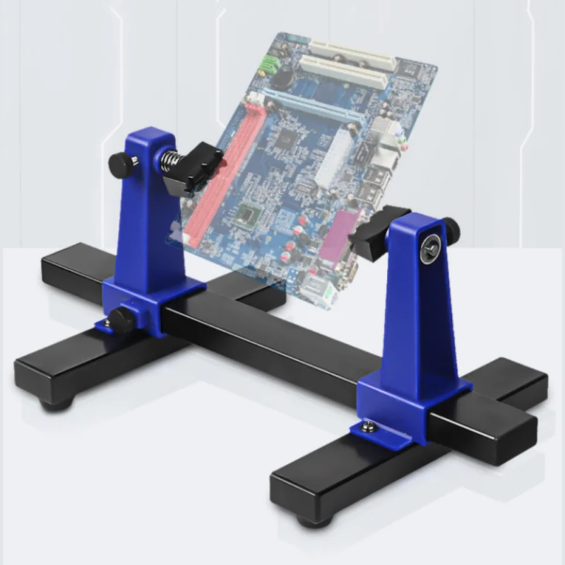 

ALLSOME 0-200mm Adjustable PCB Holder 360 ° Rotation Printed Circuit Board Jig Soldering Assembly Stand Clamp Repair Tools