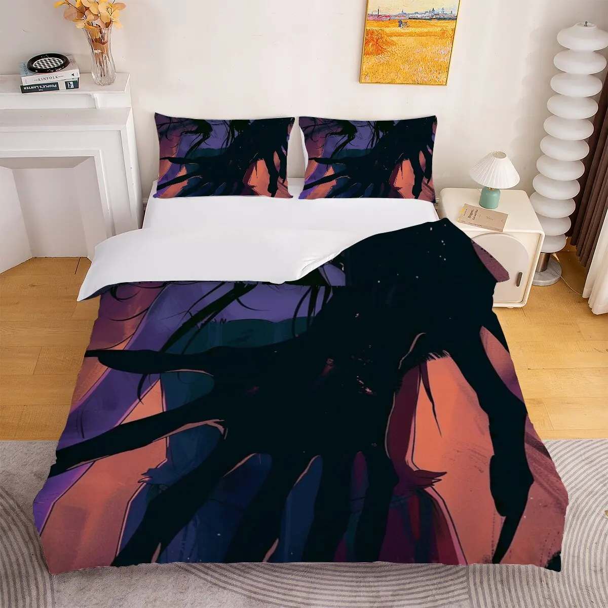 Female  Duvet size  Shadow  Modern trend of printed bedding