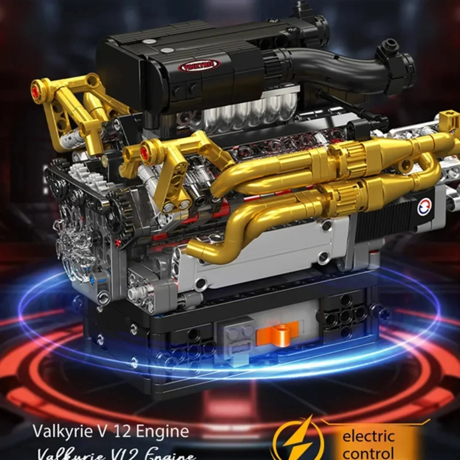 

MOULD KING 974pcs 10224 Valkyrie V12 Engine Model DIY Building Blocks Set for Kids Adults Christmas Gift