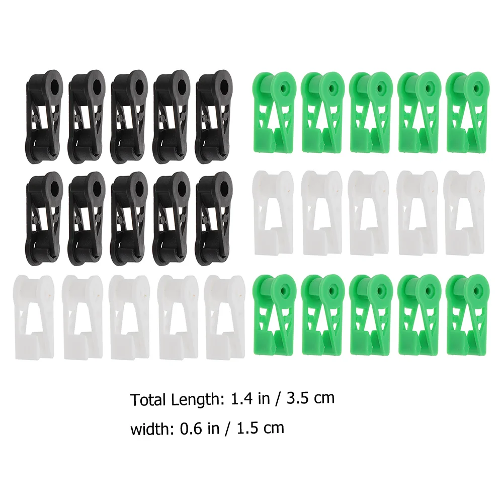 

30 Pcs Plant Bender Clips PP Material 360 Degree Adjustable Trainer Hooks for Garden Plants Flower Branches Vines