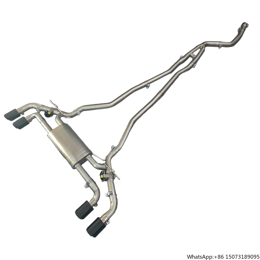 

Stainless Steel Catback Exhaust System for 5 Series G30 B58 540i 3.0T Exhaust Pipe with Valves and Controllers, Tax-free