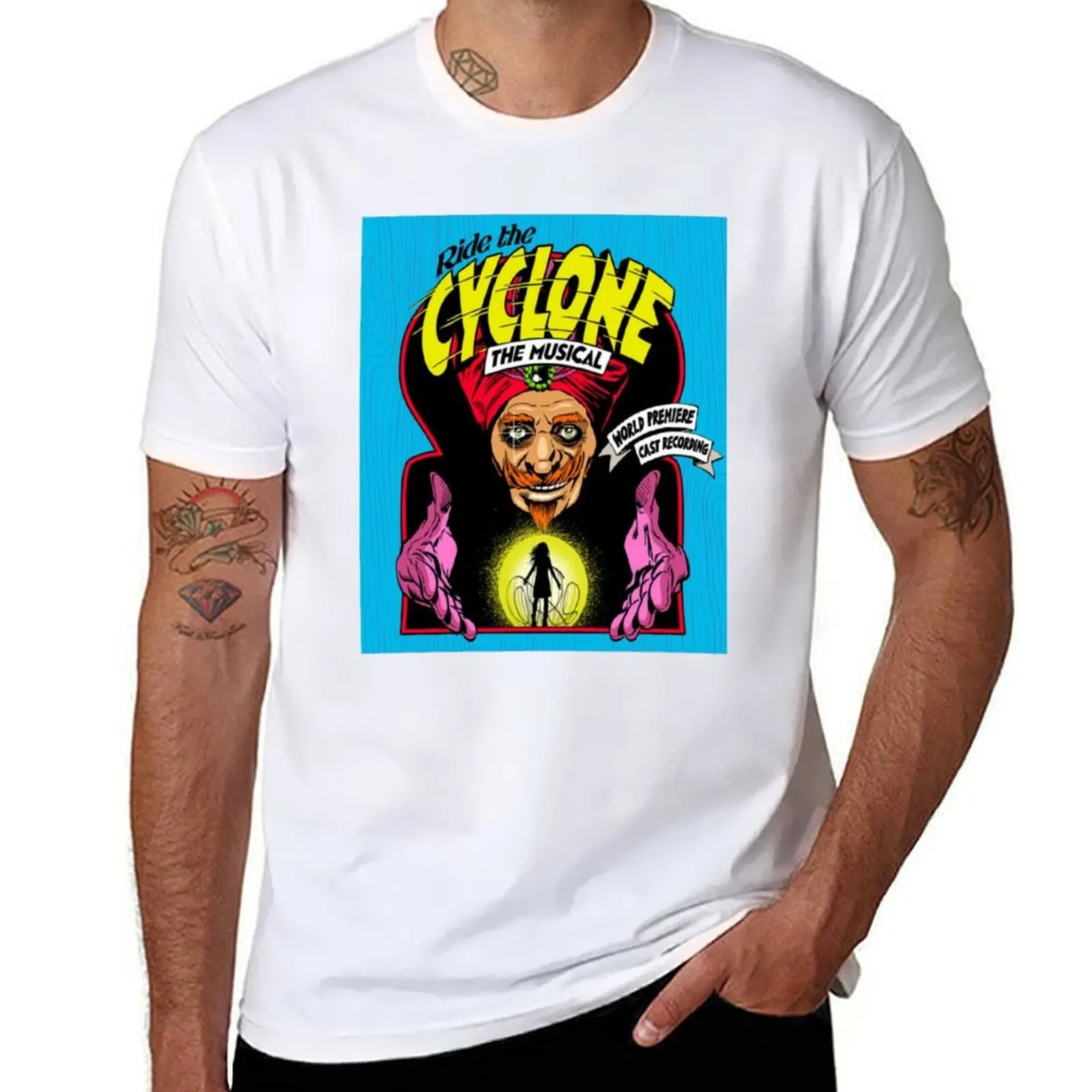 

Ride The Cyclone Poster T-Shirt t shirts for man slim fit t shirts for man pack cotton cotton tshirt 100% T-Shirt